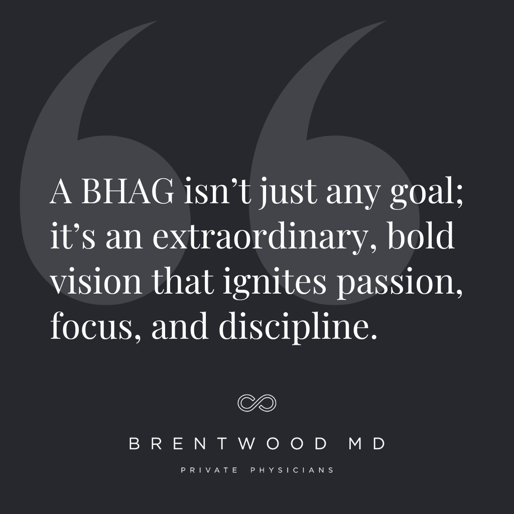 Graphic #1: The Art of the BHAG: How Big Goals Shape Our Lives and Keep Us Moving Forward