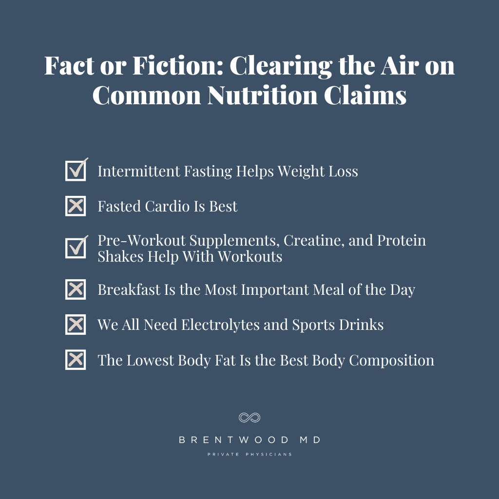 Infographic: Nutrition Fact or Fiction: Dr. Tiff’s Guide to Smarter Fueling